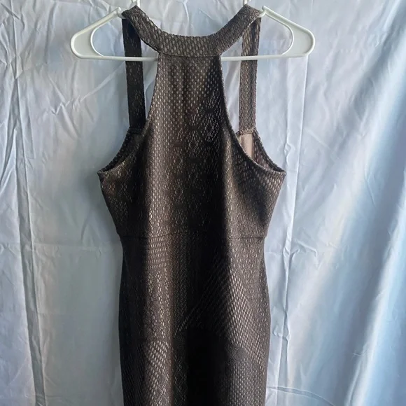 Free People | Dresses | Free People Brown Racerback Crochet Knit Tunic Mini Cute  Dress Size Medium Boxb | Poshmark